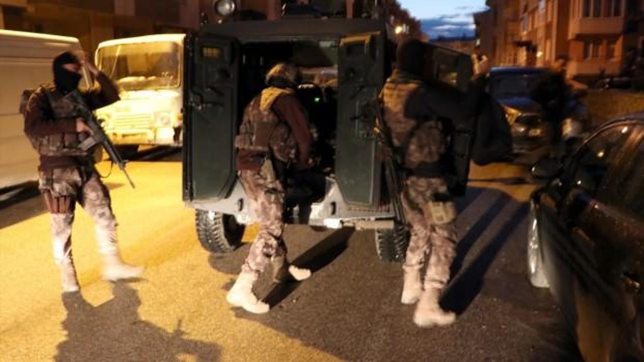 Erzurum'da sahur vakti terör operasyonu