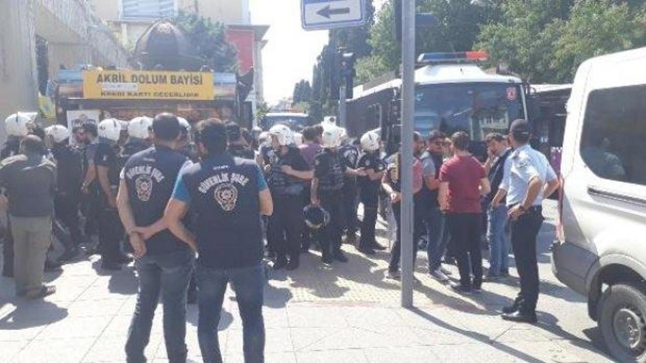 Bakırköy'de KESK gerginliği! Polis müdahale etti