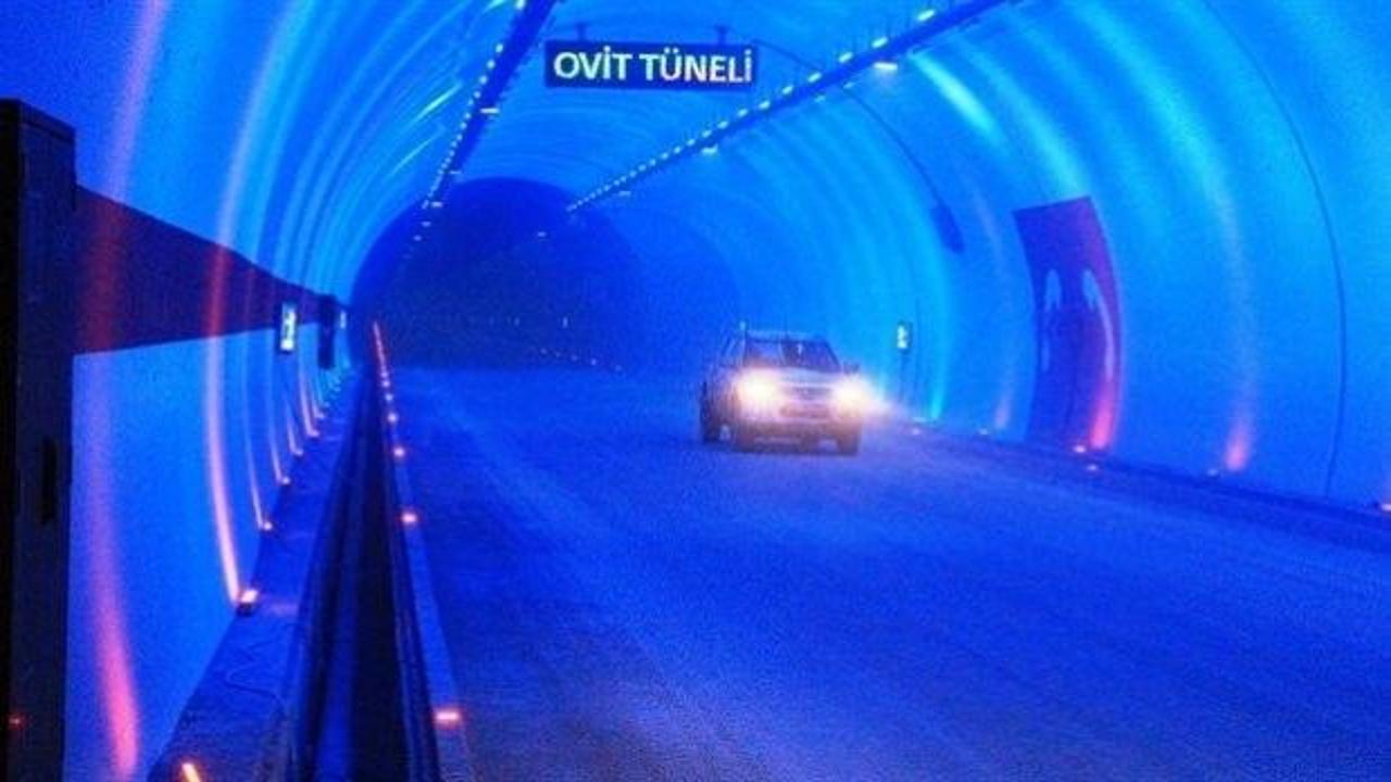 Ovit Tüneli'nin açılış tarihi belli oldu
