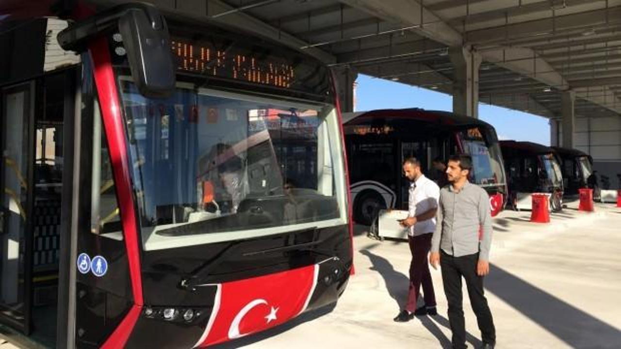 Yerli üretim 'ELBÜS' otobüsler hizmete girdi