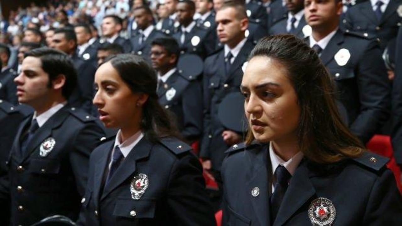 Polis Akademisi'nde yabancı öğrencilerin mezuniyet heyecanı