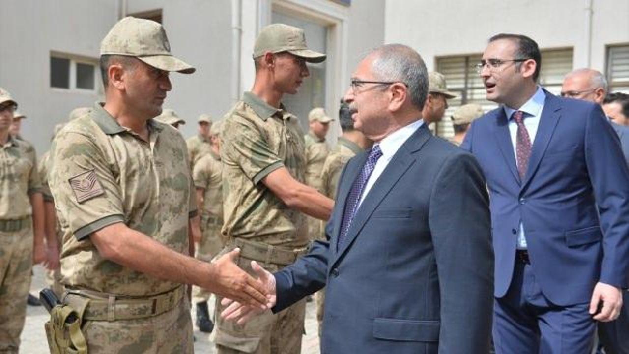 Mardin Valisi Yaman güvenlik güçleri ile bayramlaştı