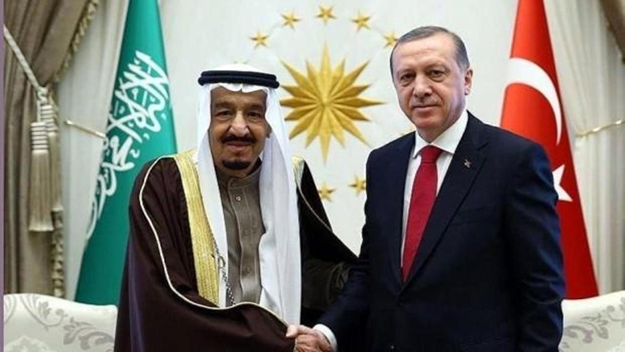 Cumhurbaşkanı Erdoğan Kral Selman'la görüştü