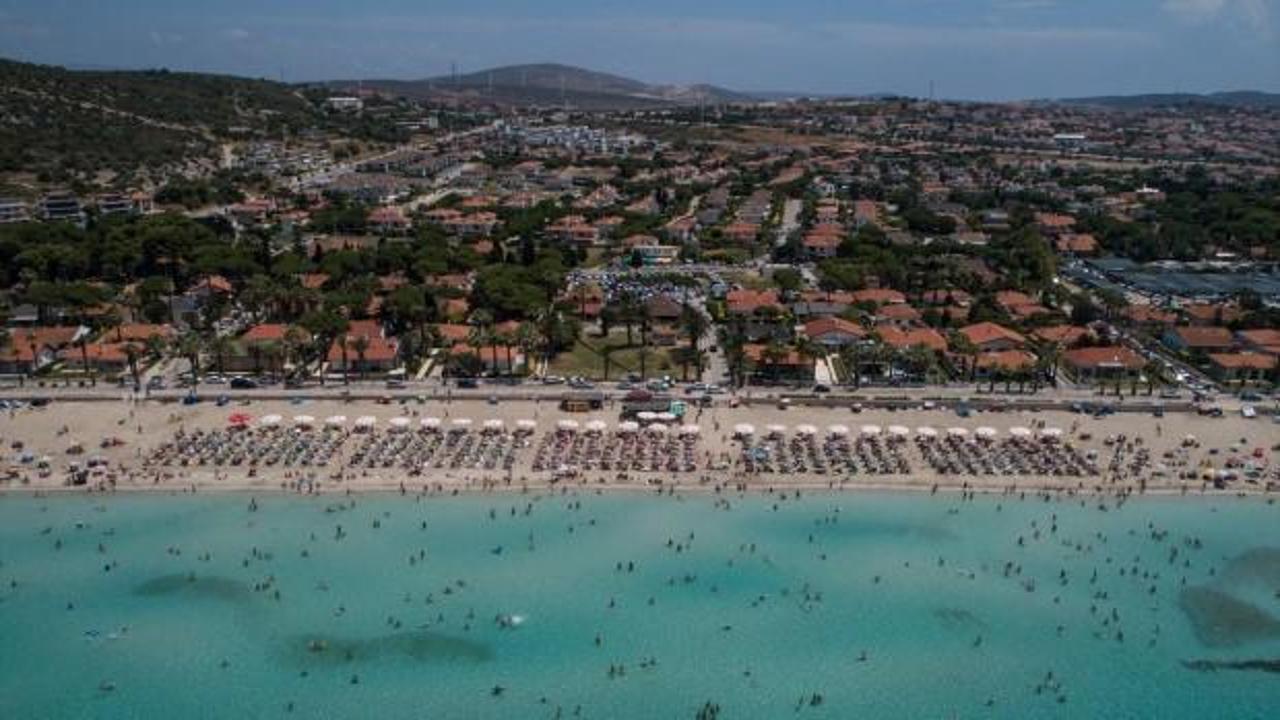 Çeşme'ye turist akını