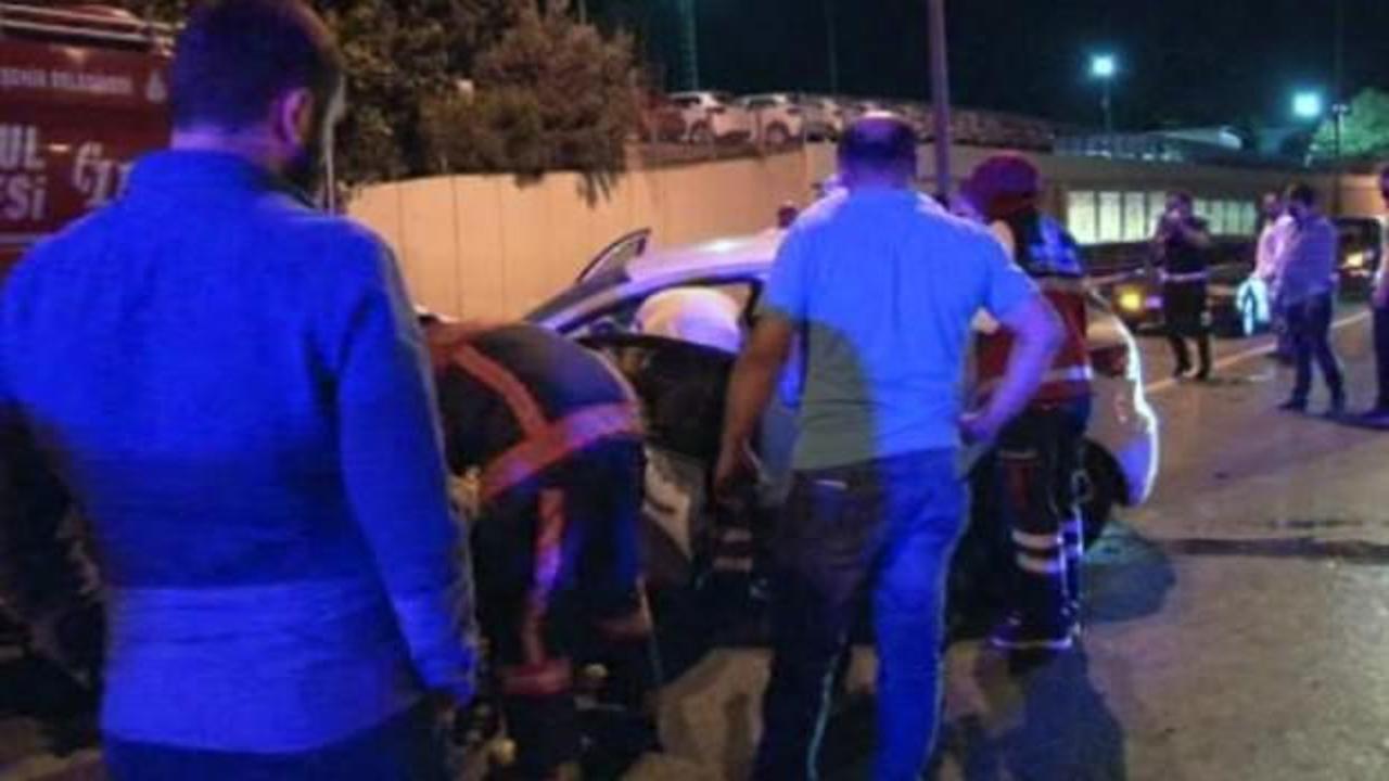 E-5&rsquo;te feci kaza! Yakınları sinir krizi ge&ccedil;irdi