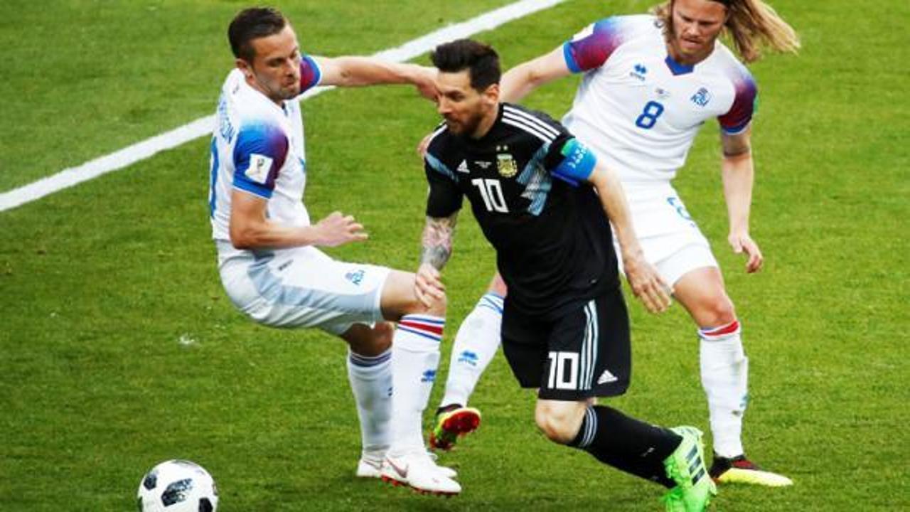 Messi çöktü, Arjantin İzlanda'ya takıldı!