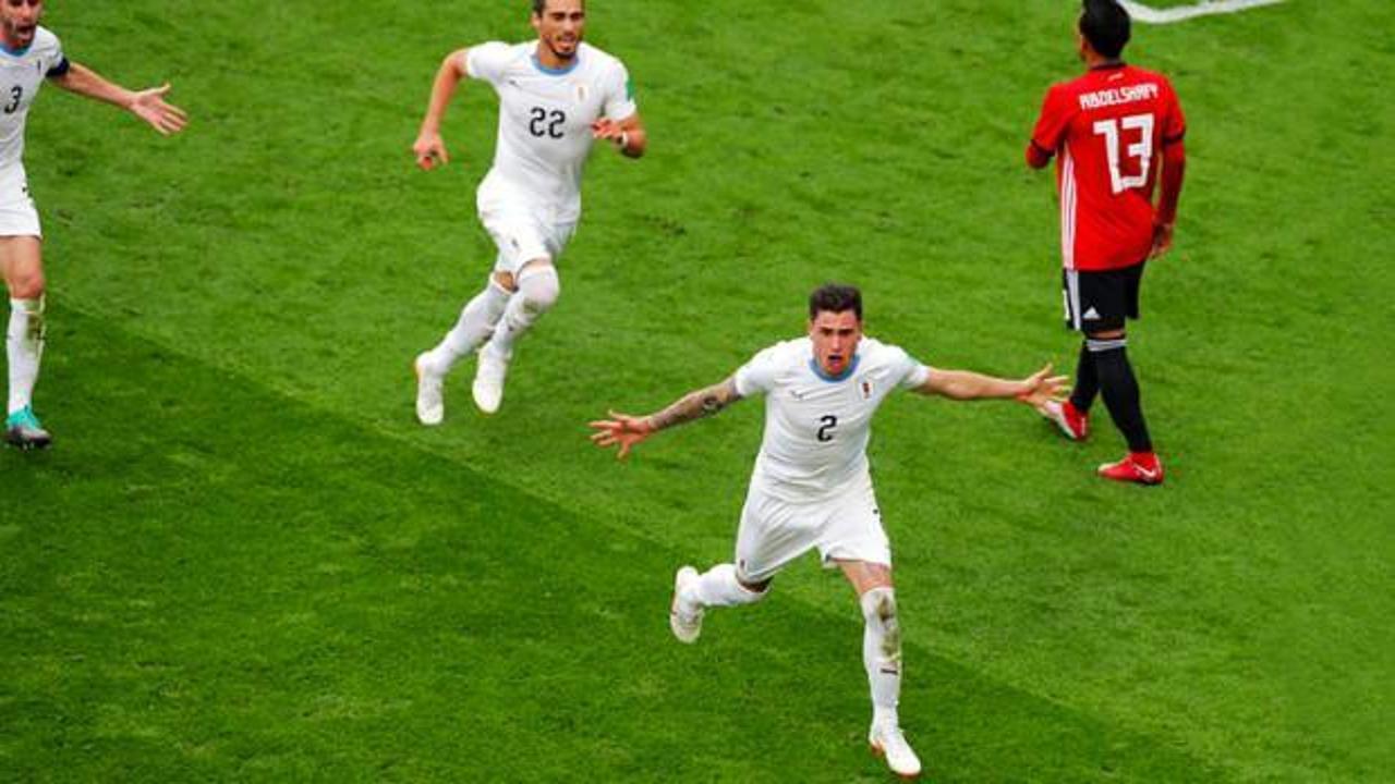 Uruguay, Mısır'ı son dakika golüyle yıktı!
