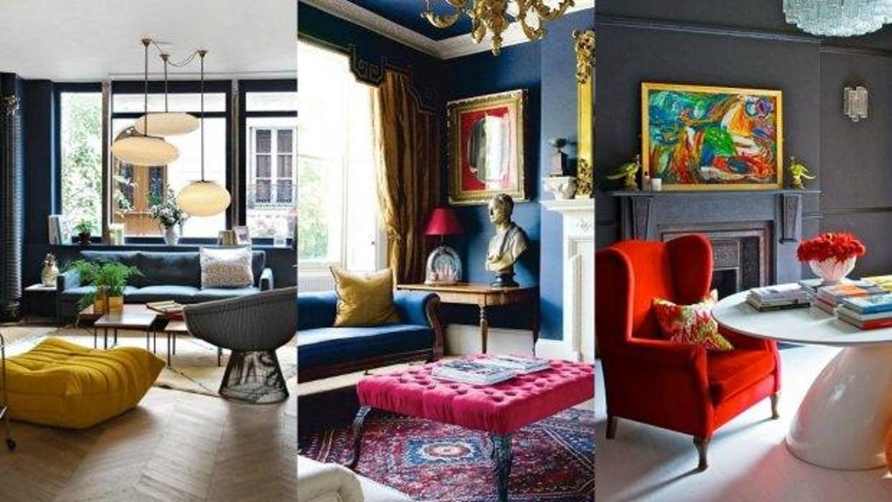 Etkileyici dekorasyon için 3 farklı renk paleti