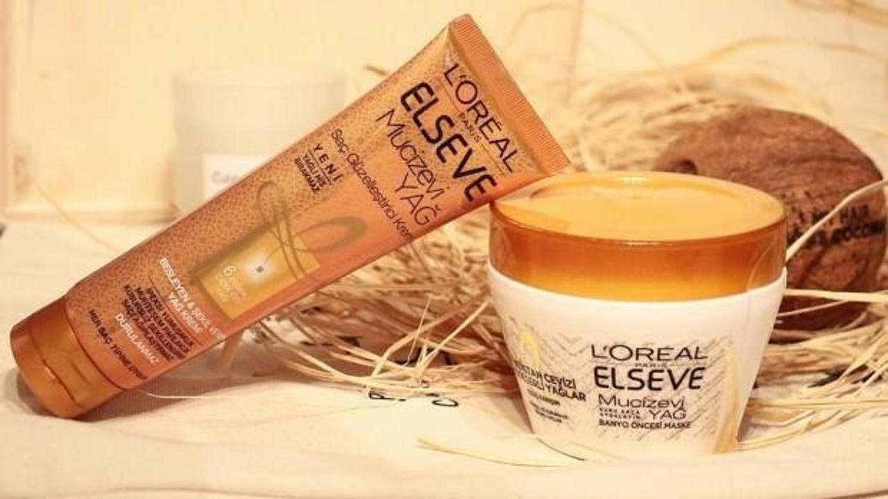 Elseve Mucizevi yağ saç güzelleştirici krem incelemesi