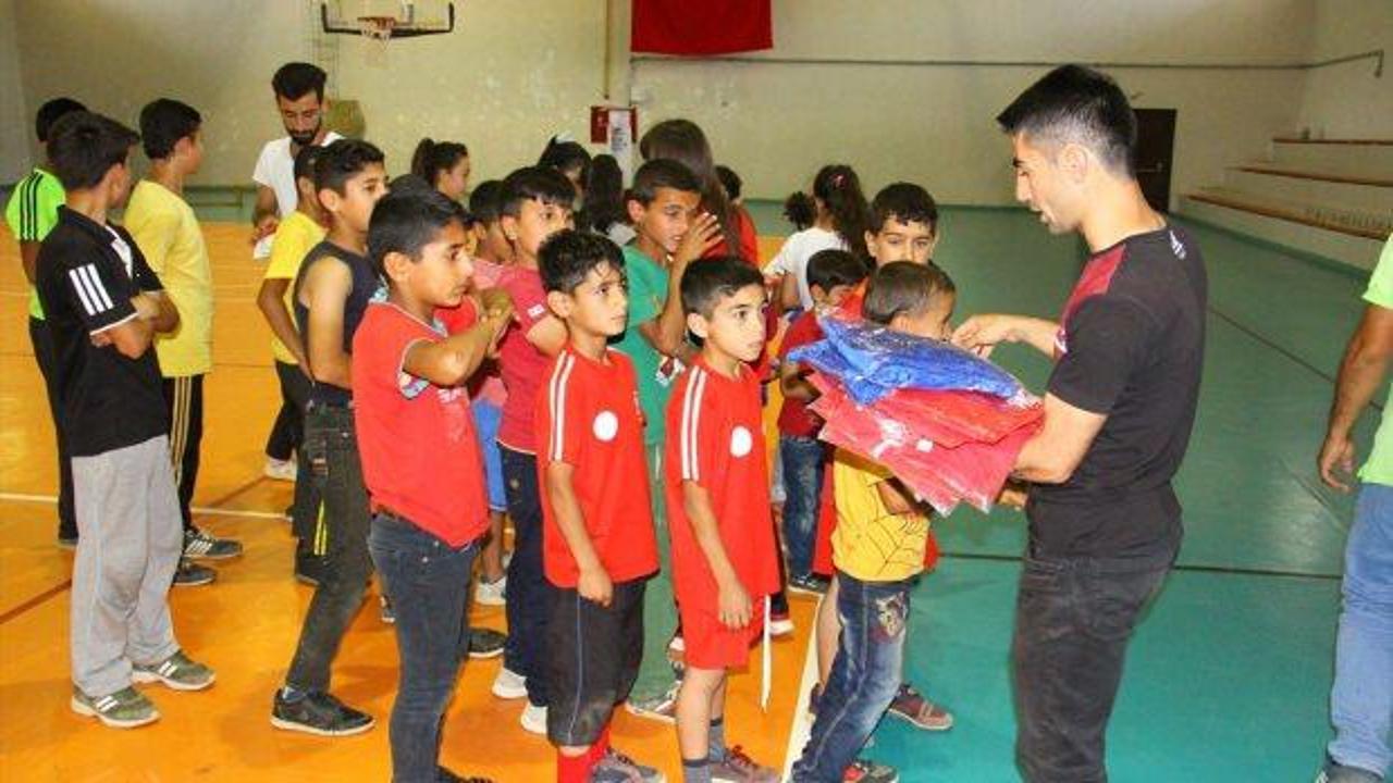 Hizan'da yaz spor okulları açıldı