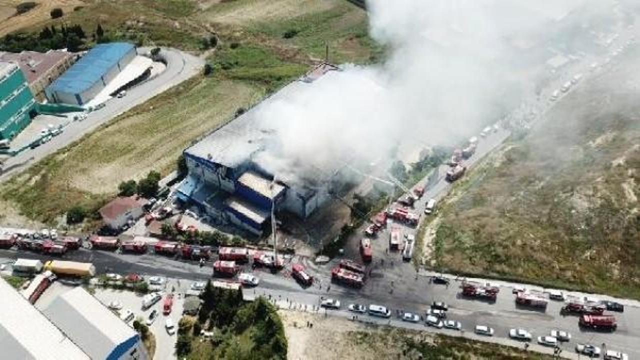 İstanbul'da fabrikada yangın! 