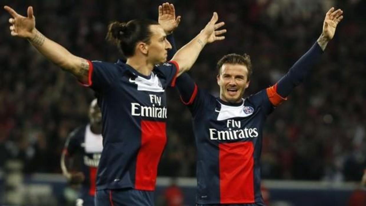Zlatan ile Beckham tarihi maç için iddiaya girdi