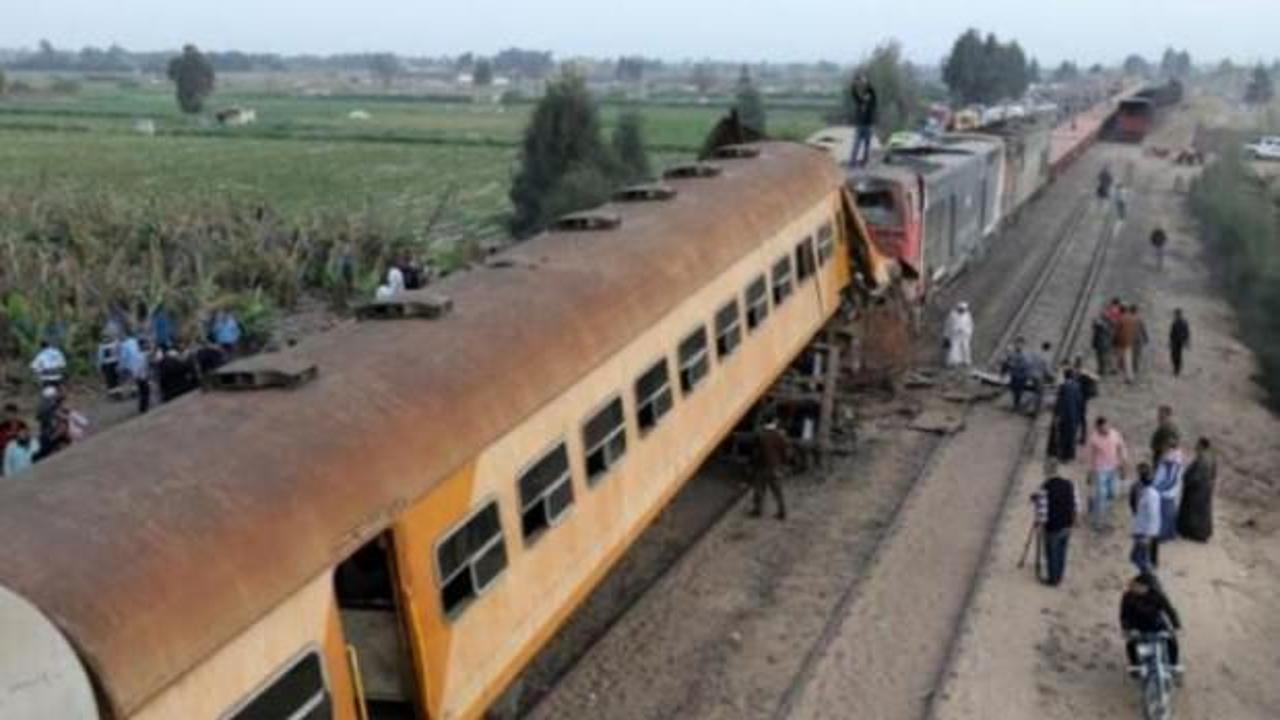 Mısır’da tren kazası: 34 yaralı