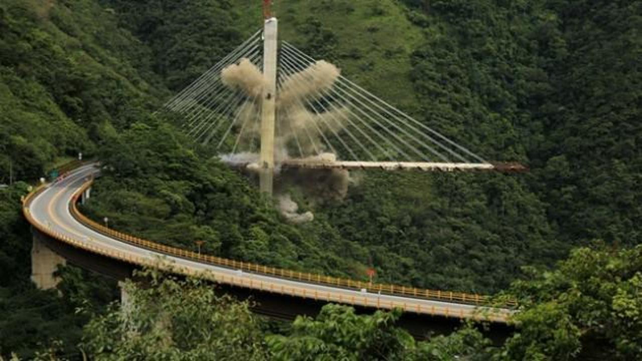 9 işçinin öldüğü köprü yıkıldı