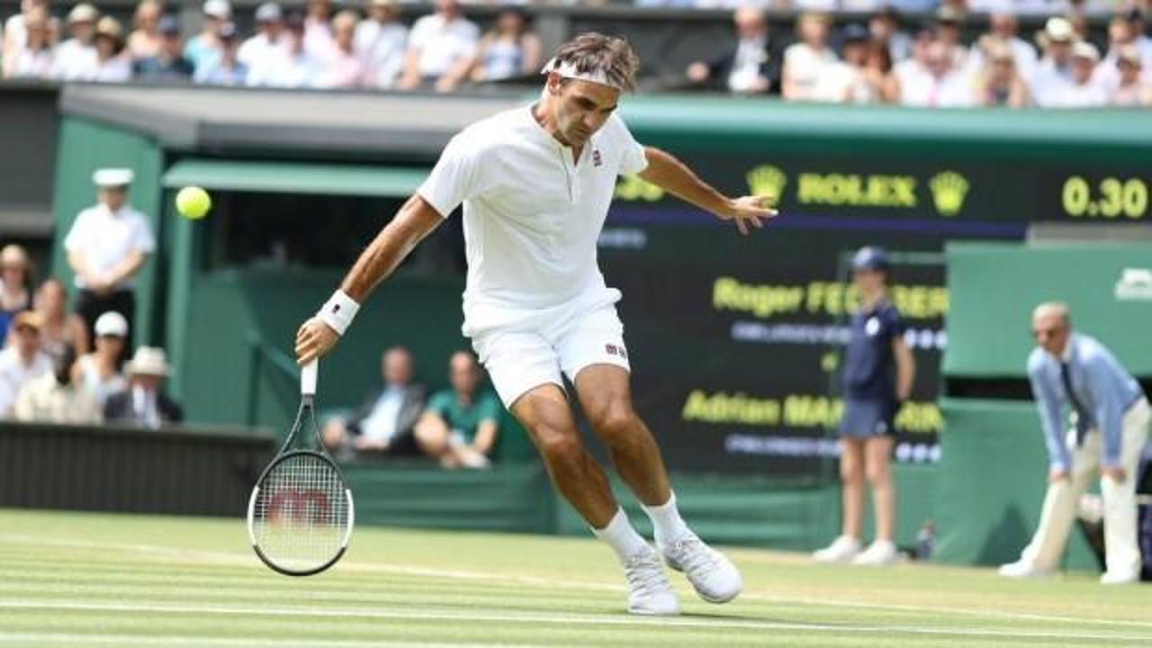 Federer durmuyor! Çeyrek final...