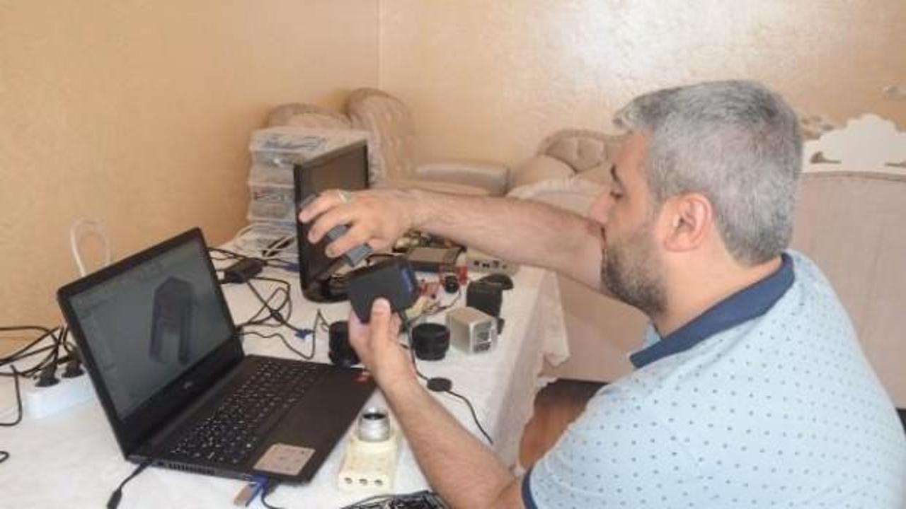 Evde &uuml;rettiği kızıl&ouml;tesi kamerayı T&Uuml;BİTAK&rsquo;a sattı