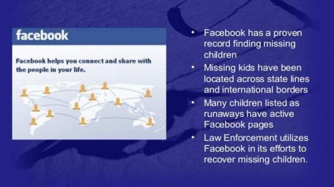 Kayıp çocukları Facebook bulacak