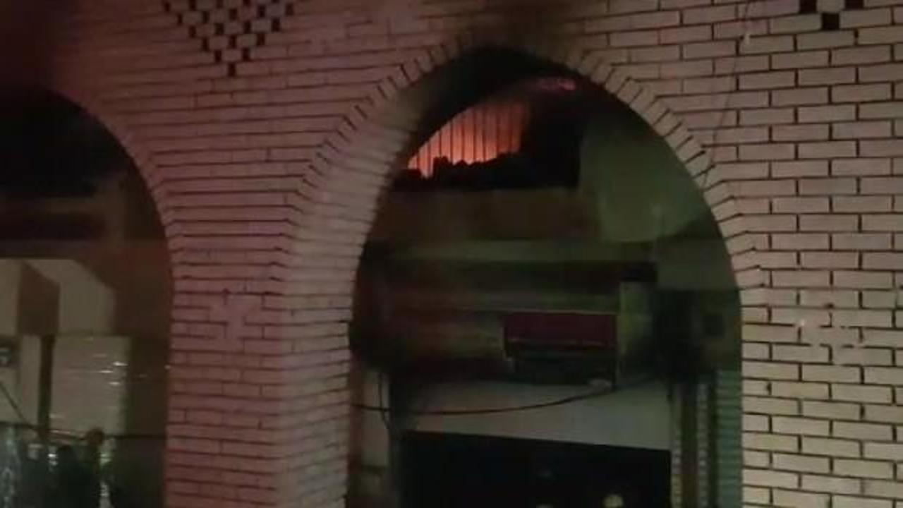 Osmanlı yadigarı Kayseri Çarşısı'nda yangın