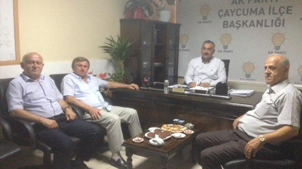 AK Parti Çaycuma İlçe Başkanı Doğancı'ya ziyaret