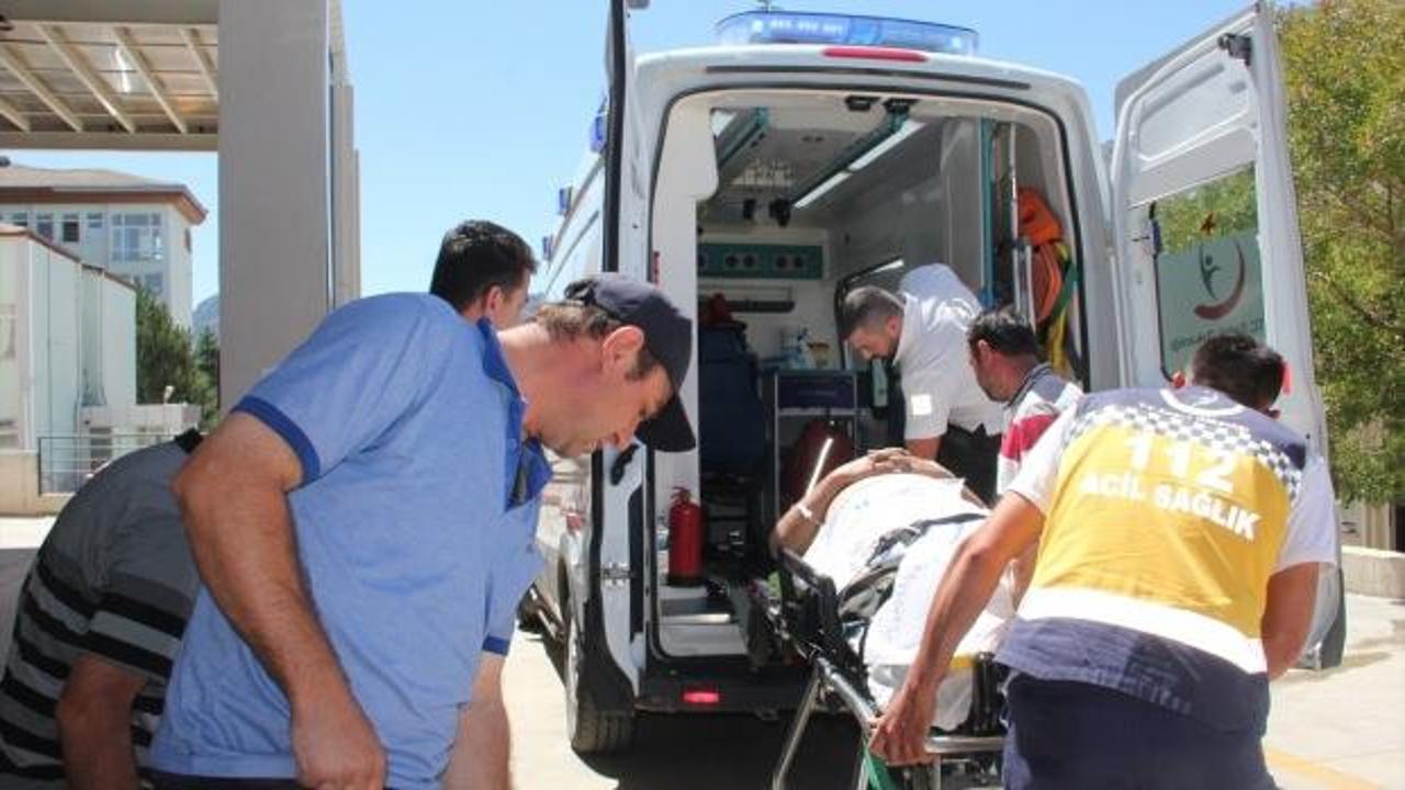 Konya'da kamyonun yakıt deposu patladı: 1 ağır yaralı