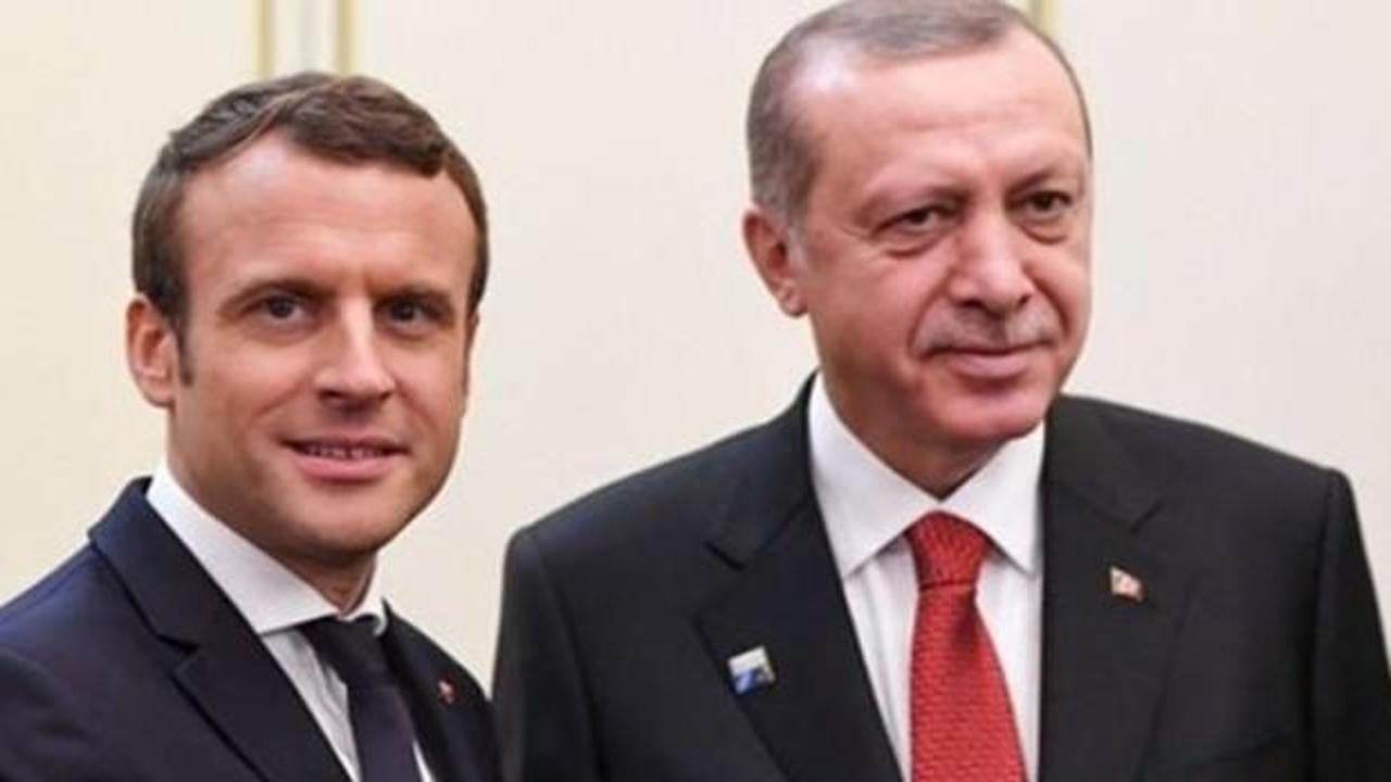 Erdoğan ve Macron'dan kritik görüşme