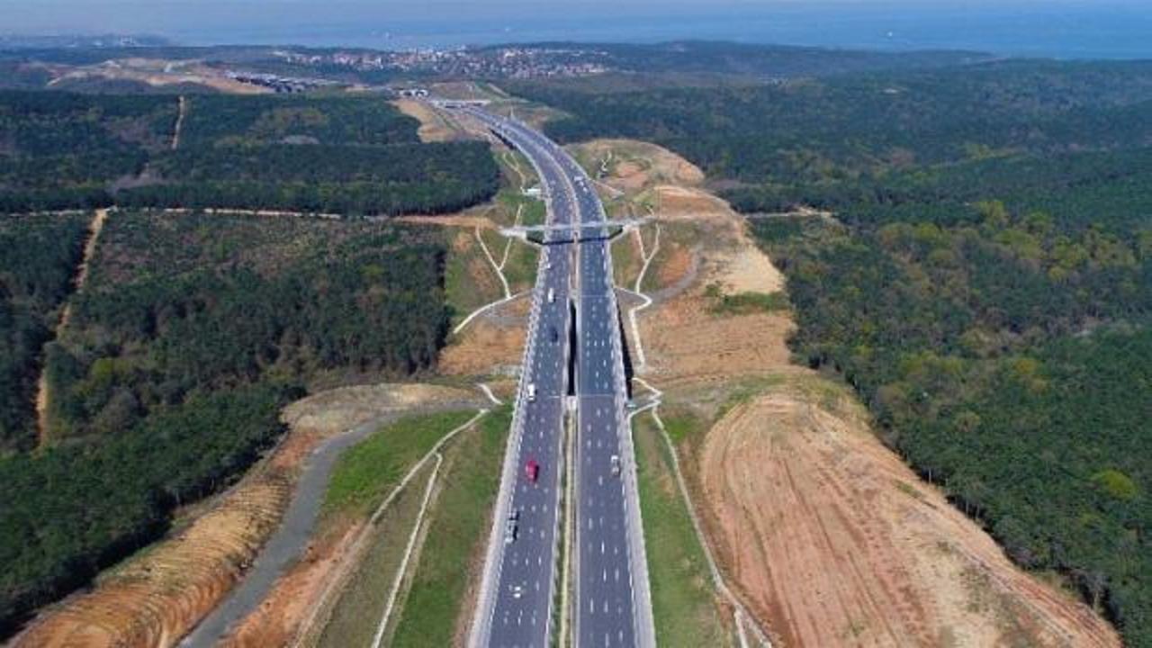 Kuzey Marmara Otoyolu Projesi'nde yeni gelişme