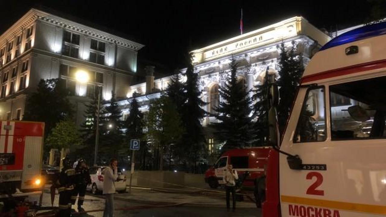 Rusya Merkez Bankası'nda yangın