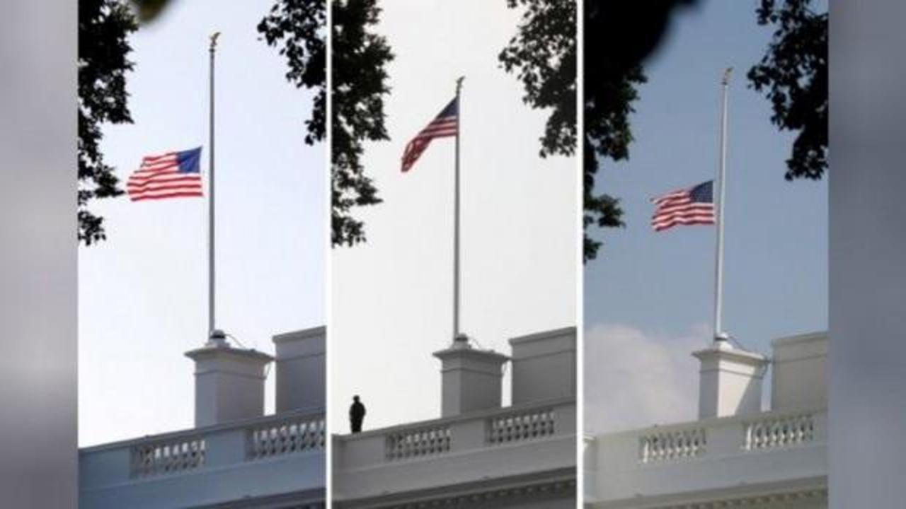 Trump talimat verdi! Beyaz Saray'da bayrak krizi