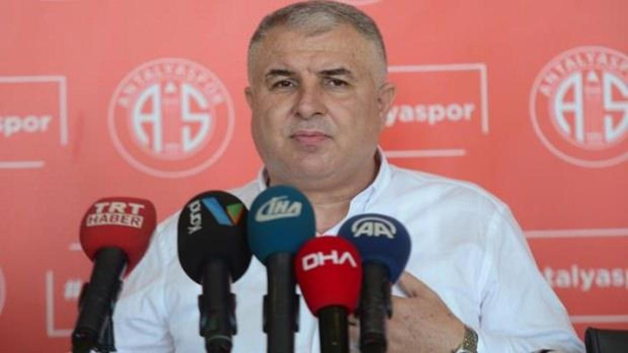 Antalyaspor başkanı istifa etti!