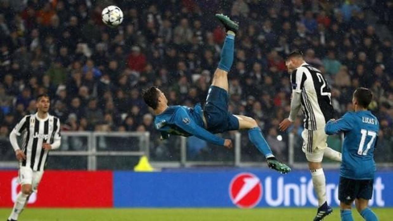 UEFA sezonun golünü seçti! Ronaldo...
