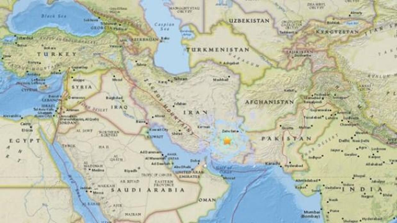 İran'da deprem!