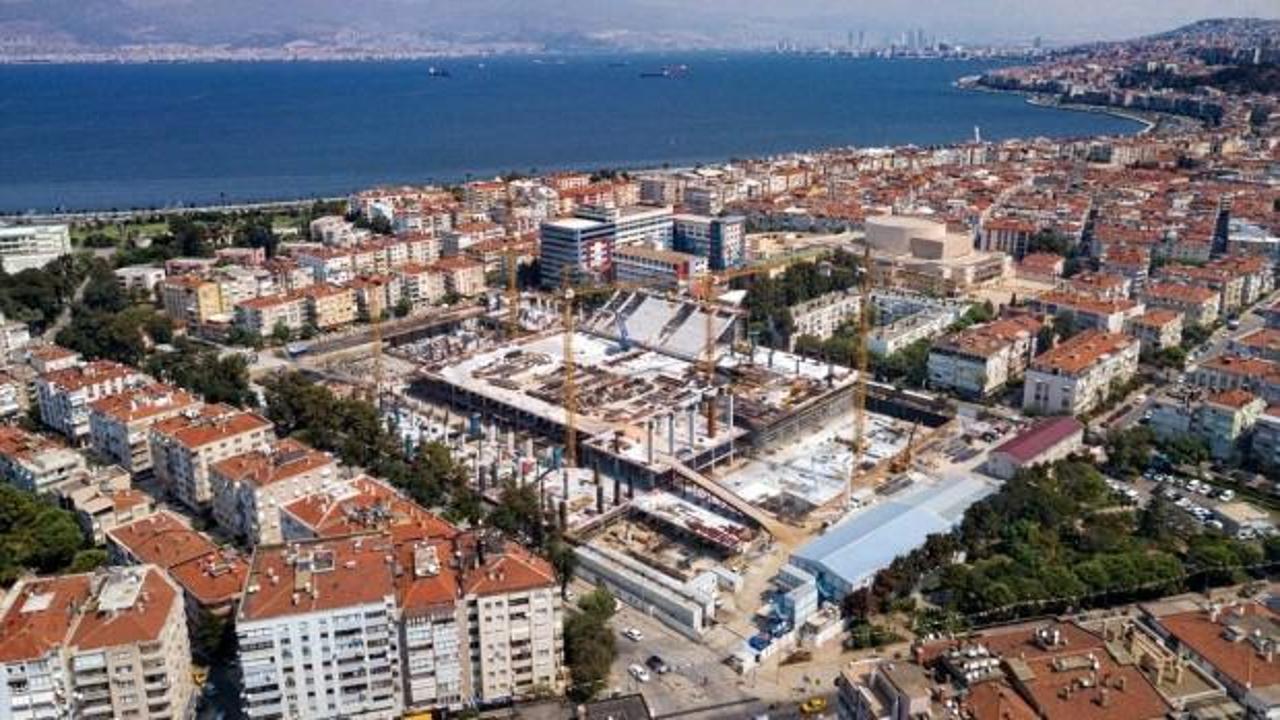 Göztepe'nin stadı yükseliyor