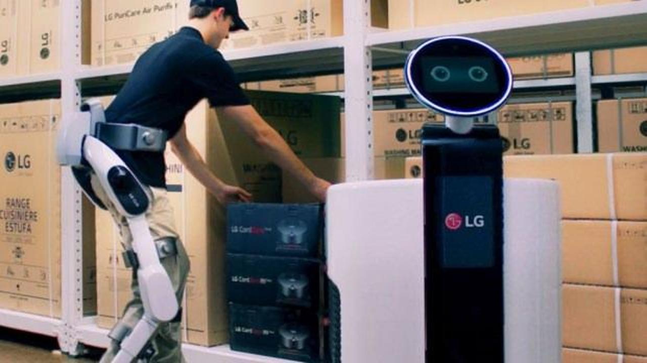 LG'den giyilebilir robot!