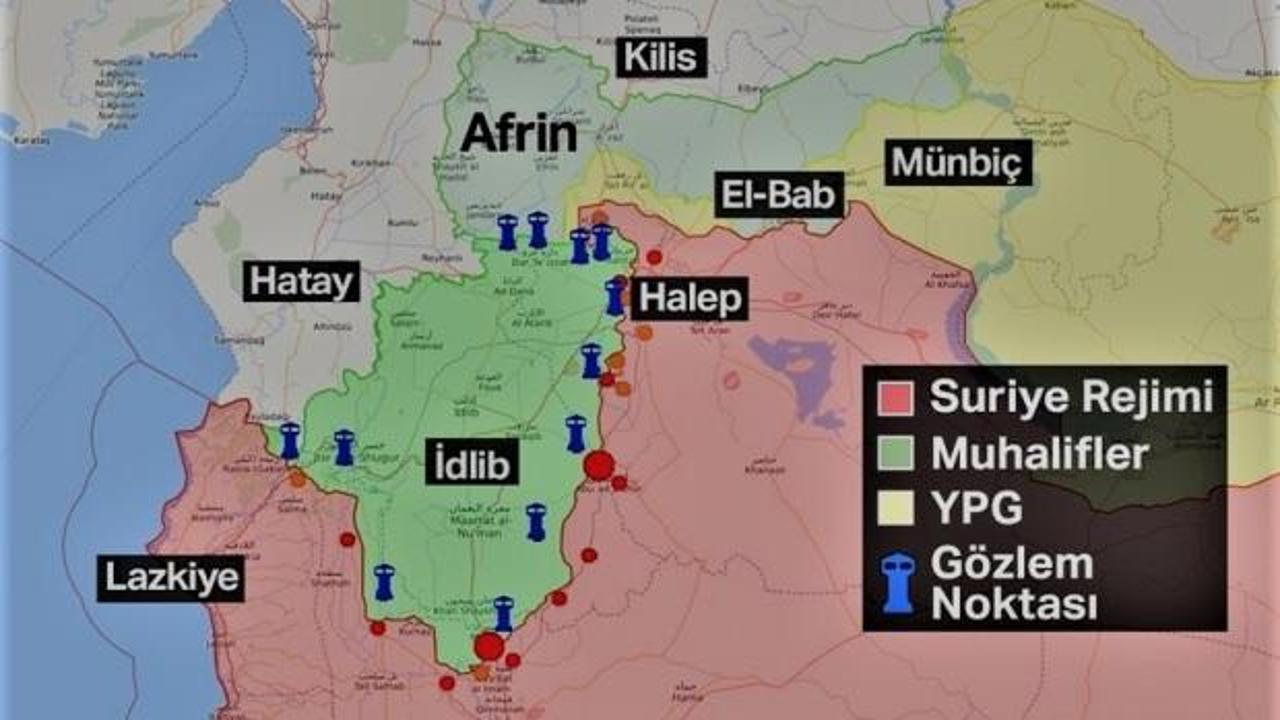 Rusya savaş uçaklarının saldırı gerçekleştirdiği İdlib nerede? Yeri...