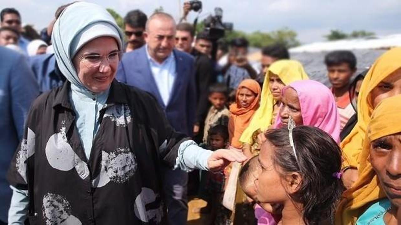 Emine Erdoğan'a 'İnsani Hizmet Takdir Ödülü'