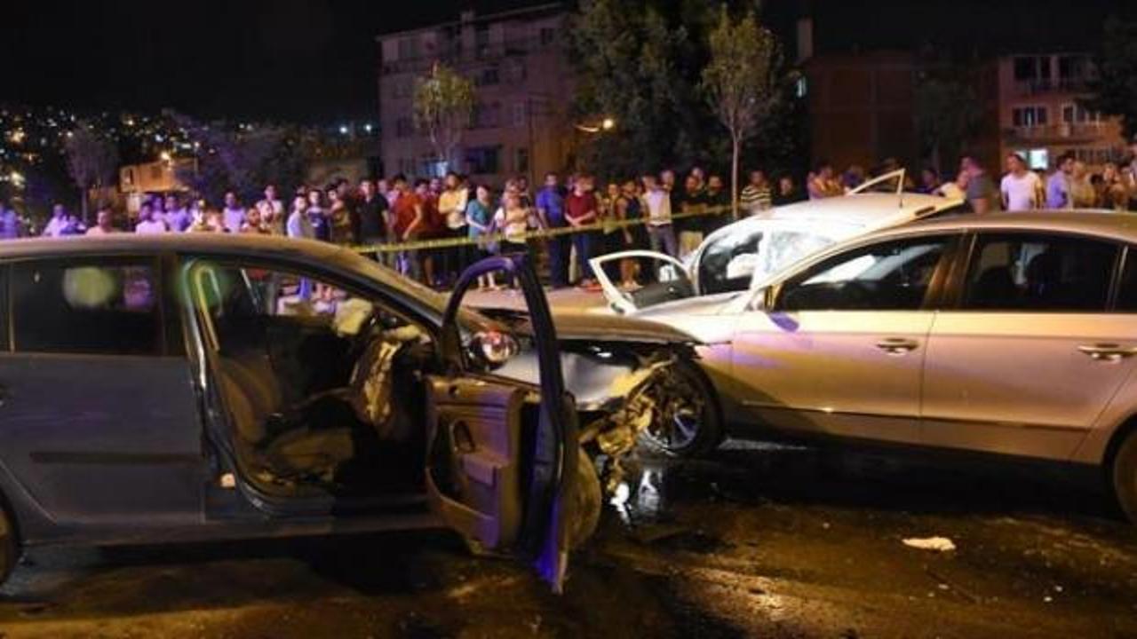 İzmir'de zincirleme trafik kazası: 7 yaralı