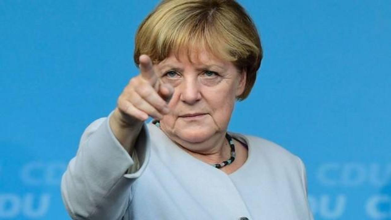 Merkel'den tehdit gibi açıklama!