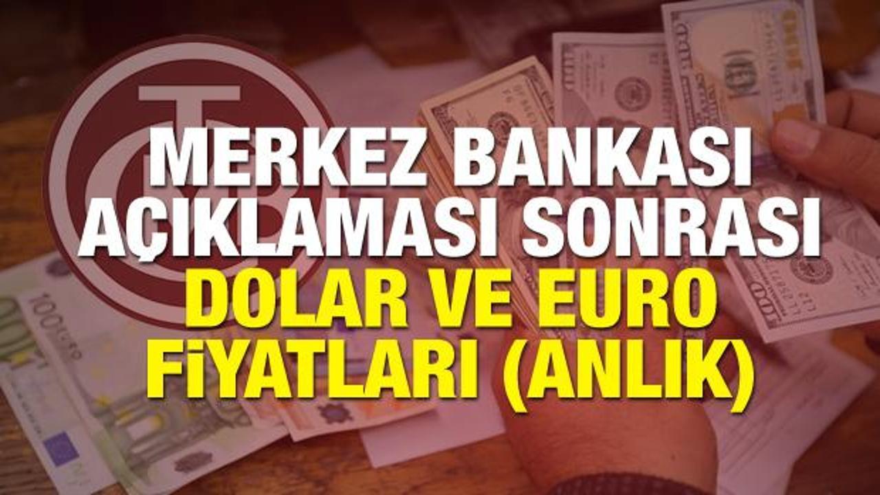 Merkez Bankası faiz kararını açıkladı! Dolar, euro, altın ne kadar oldu?