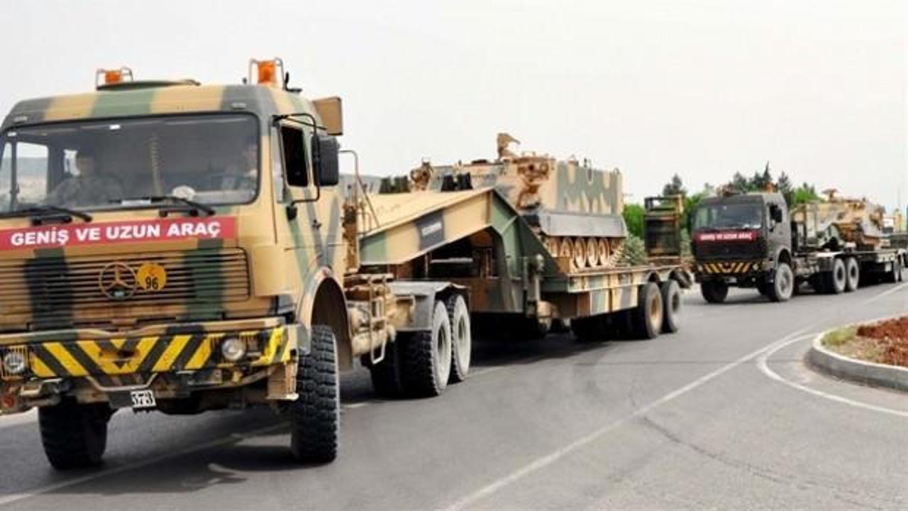 Suriye sınırına askeri sevkiyat!