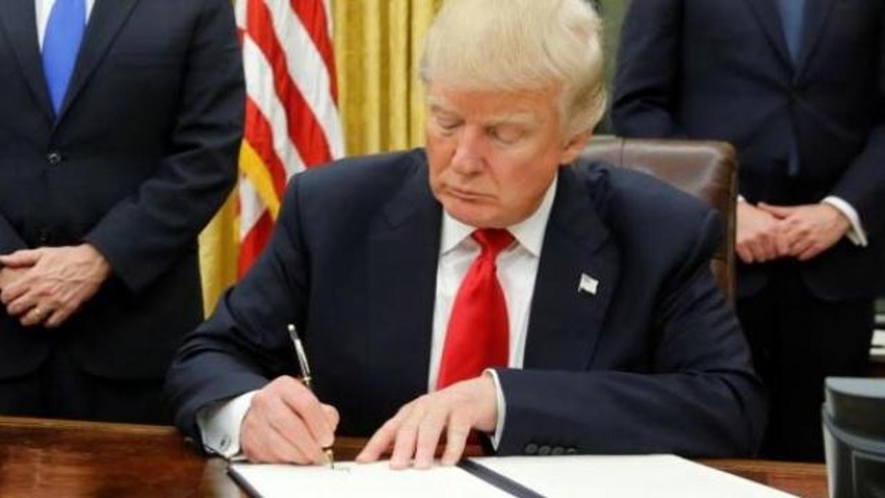 Trump imzayı attı! Yeni yaptırım kararı