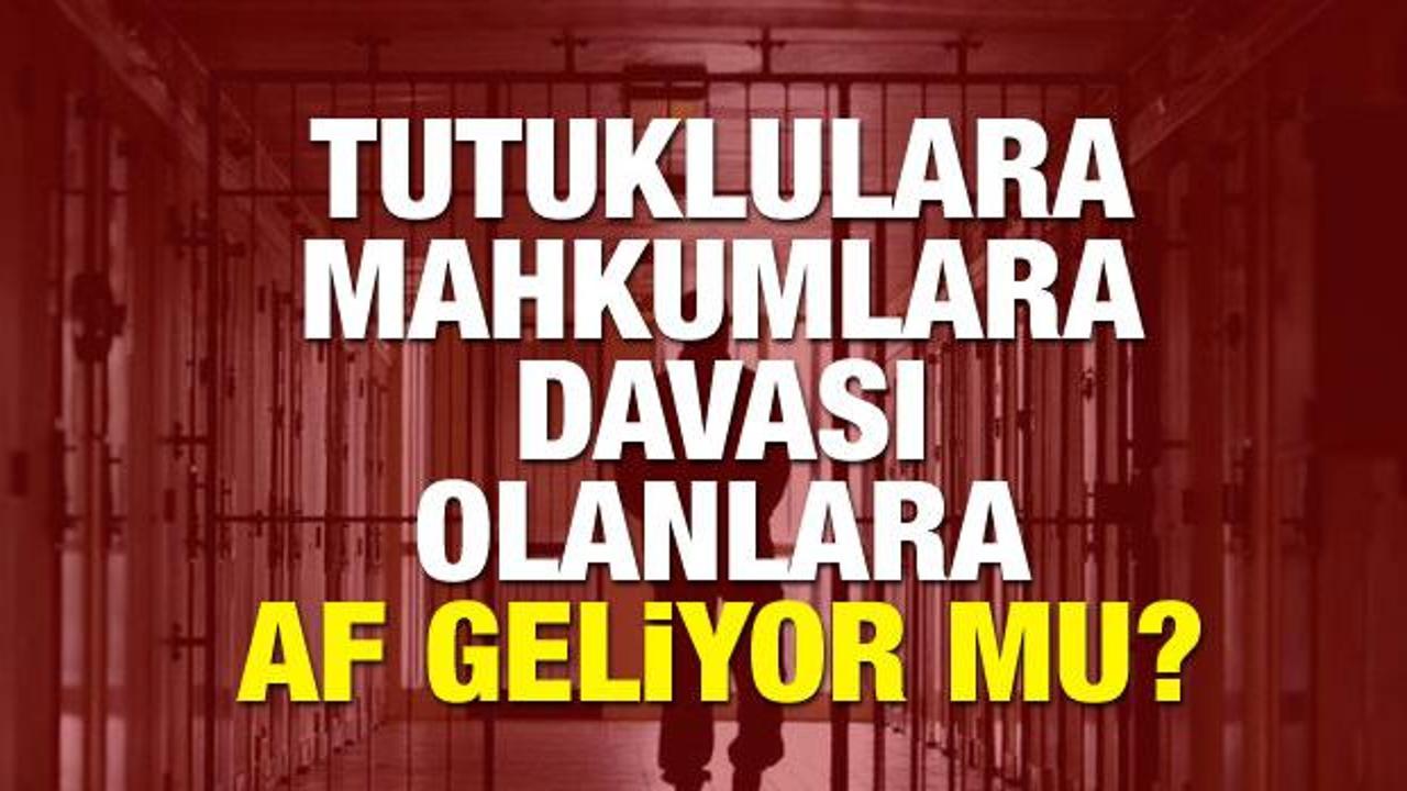 Tutuklara, Mahkumlara ve davası olan vatandaşlara af gelecek mi? 2018
