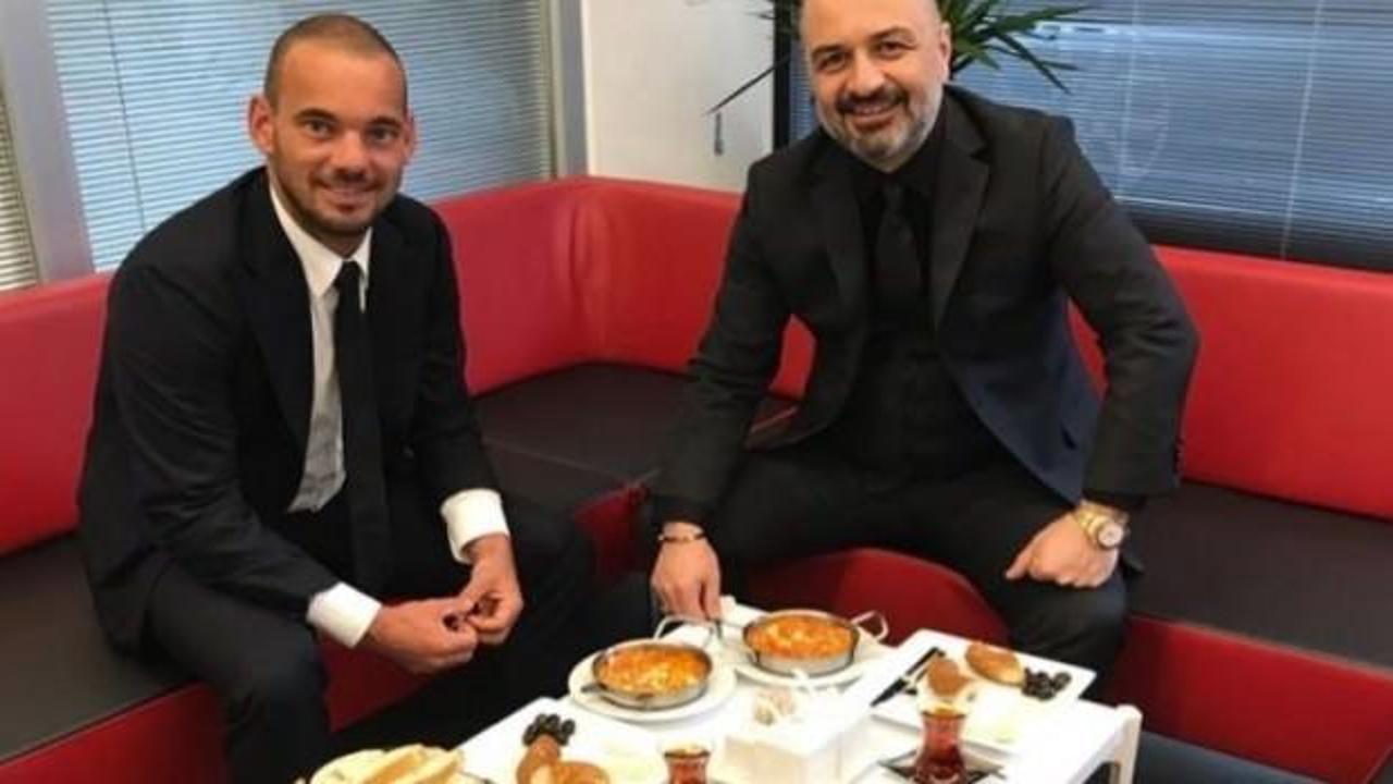 Sneijder: 'Türk yemeklerini tercih ediyorum'