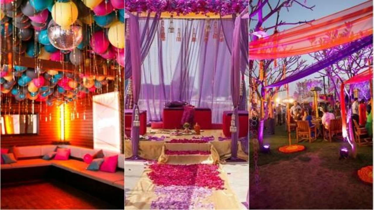 En muhteşem kına gecesi dekorasyonları