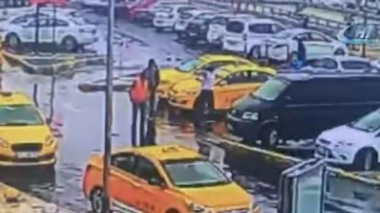 İstanbul Otogarı&rsquo;ndaki dehşet anları kamerada