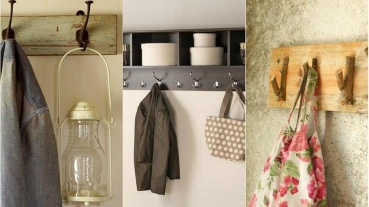 Ev yapımı duvar askılığı