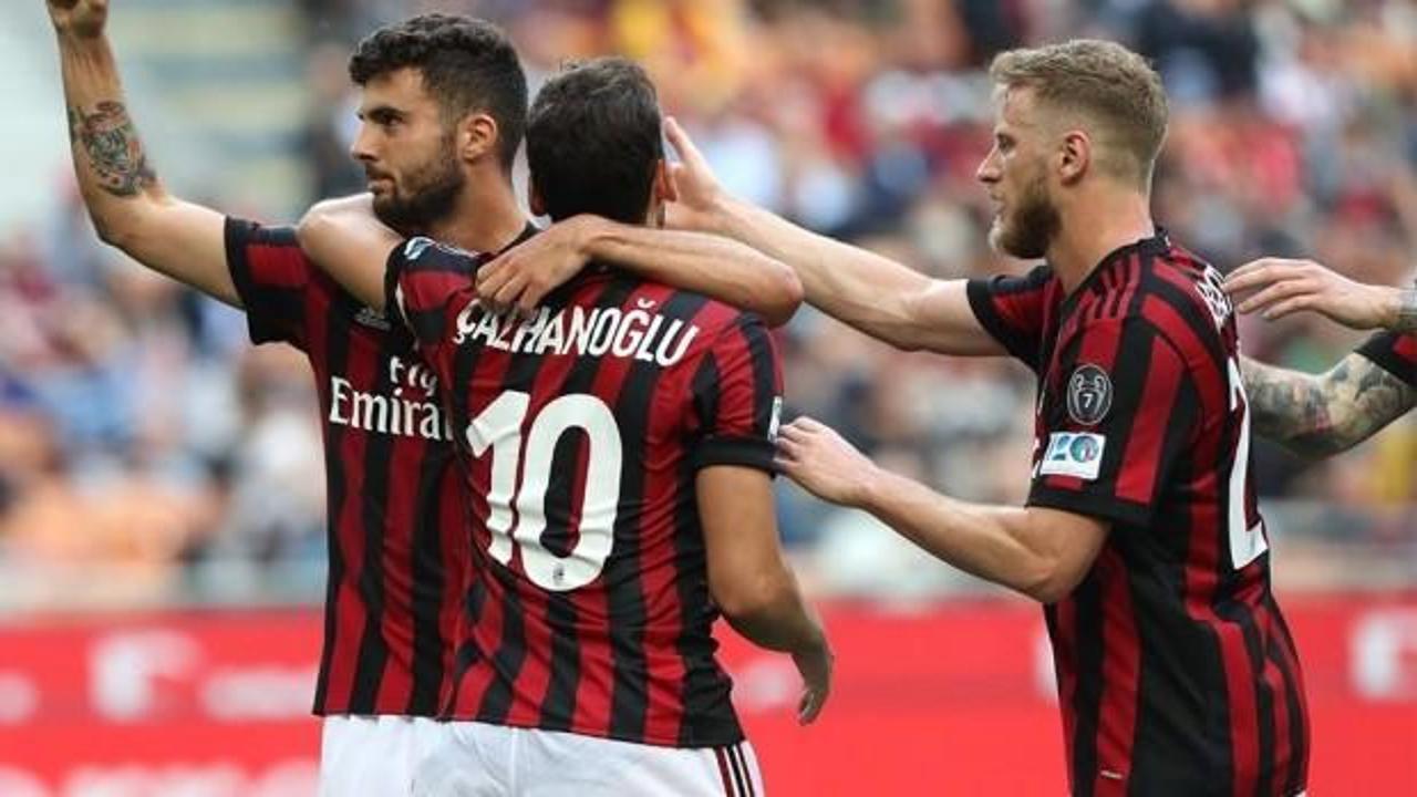 Hakan Çalhanoğlu girdi Milan kazandı!