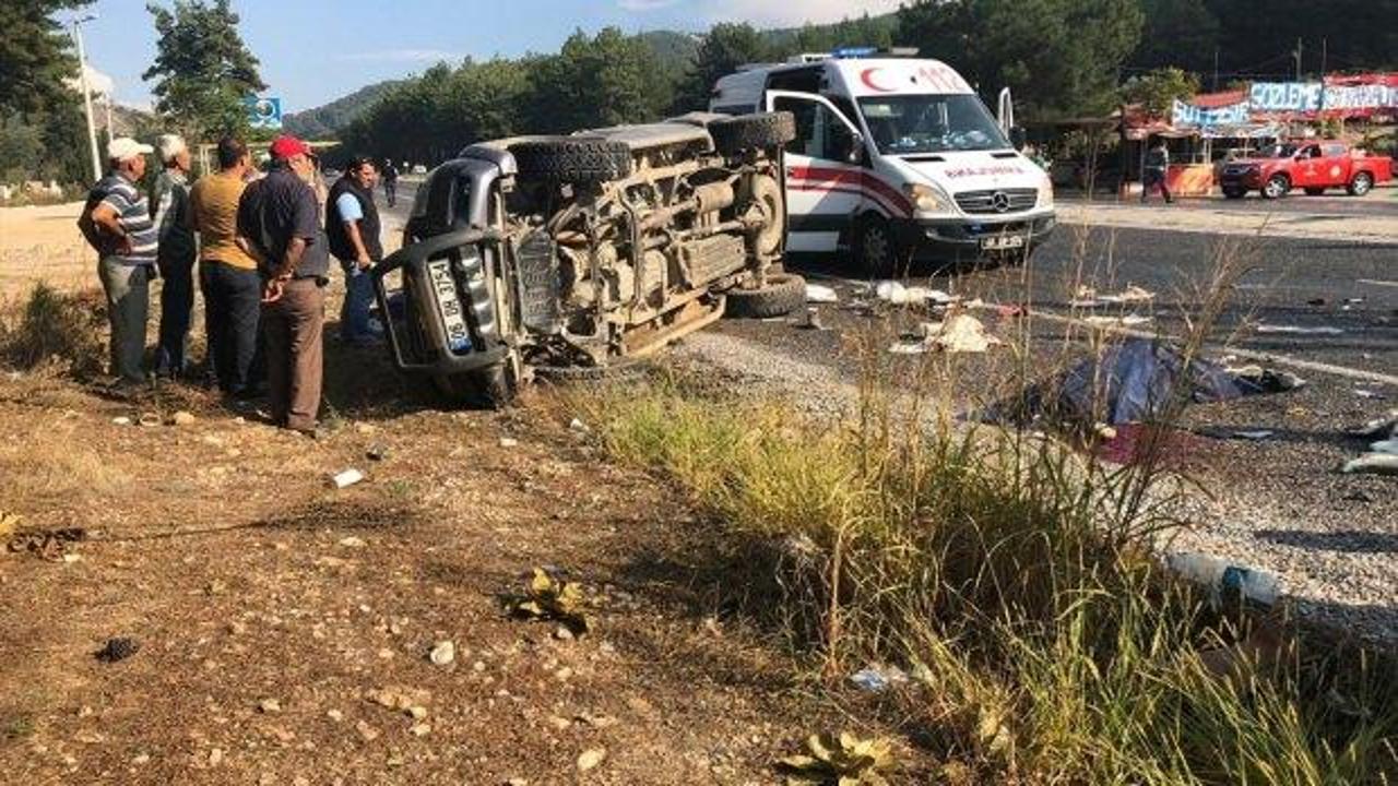 Muğla'da otomobil devrildi: 1 ölü, 1 yaralı