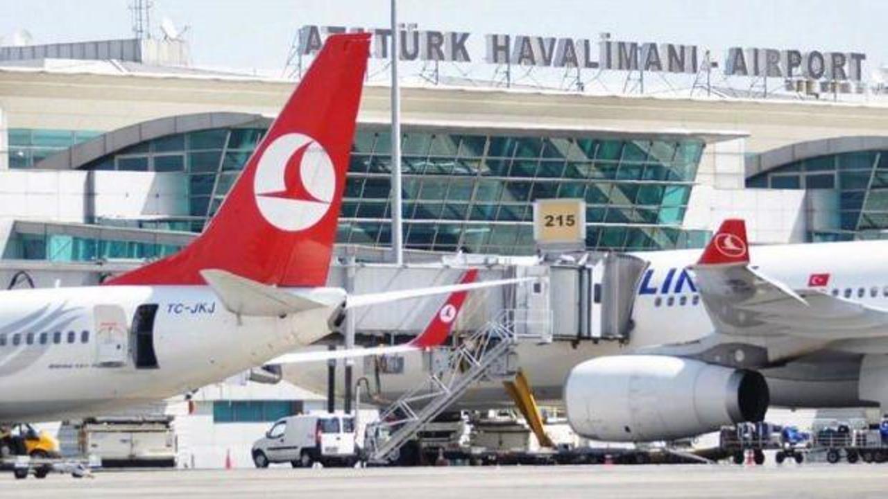 Atatürk Havalimanı günlük kalkışta üçüncü