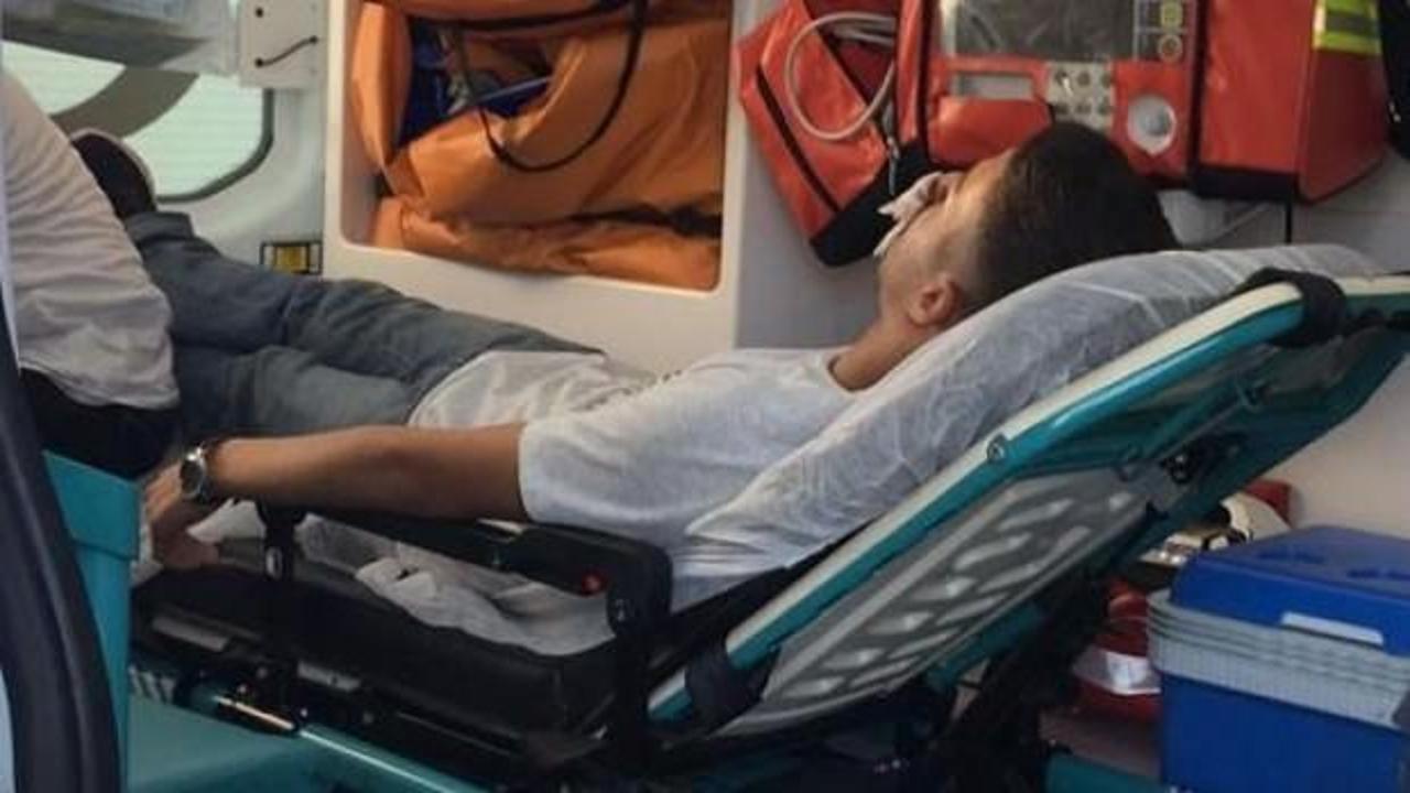 Bankta otururken burnundan vuruldu!