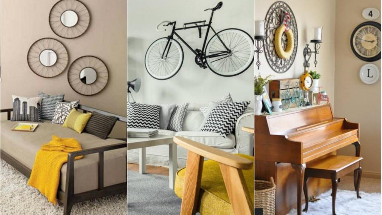 Bisiklet jantları ile yapılan dekoratif tasarımlar